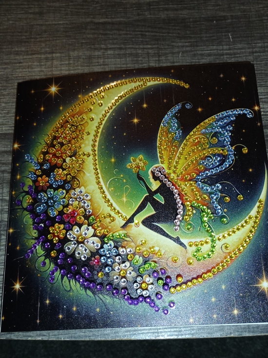 Other - Fantasy Fairy Moon Card - Handmade